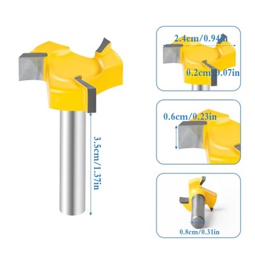 ТВЕРДОСВЕРДОСПЛАВНЫЙ СТРОГАТЕЛЬ ДЛЯ СТРОГАНИЯ ДЕРЕВА 8ММ