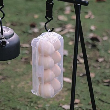 Organizer do przechowywania jajek 8 siatek 10,5 x 19,5 x 7 cm