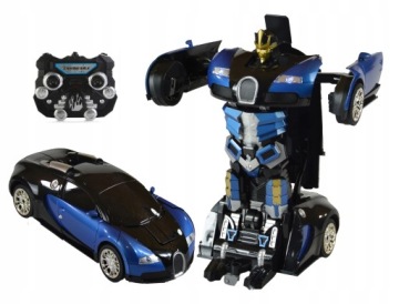 Dálkově Ovládané Robotické Auto 2v1 Autobot Rc Světla Akumulátor