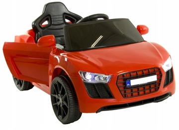 Автомобиль на аккумуляторе, 2 двигателя, пульт, музыка.