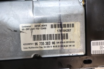 BUDÍKY Z DISPLEJ CITROEN C4 PICASSO I 1,6