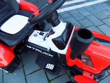 TRAKTOR CIĄGNIK NA AKUMULATOR Z PRZYCZEPĄ MP3 BLUETOOTH