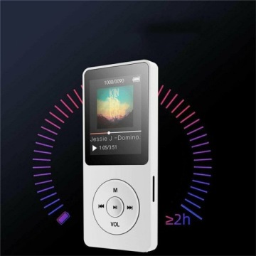 MP3-ПЛЕЕР 16 ГБ BLUETOOTH 5.0 HI-FI РАДИО ЭЛЕКТРОННАЯ КНИГА + НАУШНИКИ БЕЛЫЕ