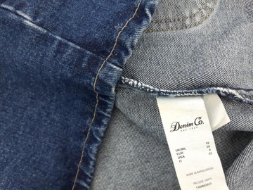 DENIM CO jeansowa SUKIENKA OGRODNICZKA wygodna MODNA _ 38