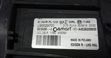 SMART FOURTWO FORFOUR W453 14- SVĚTLOMET H4 LED