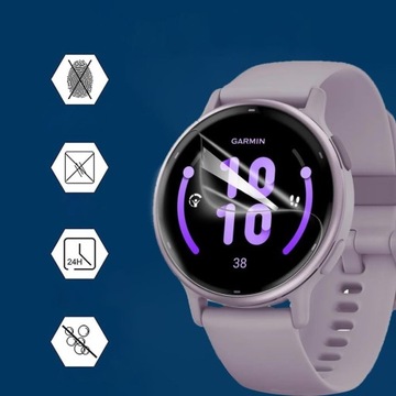 3 гидрогелевых защитных пленки 3mk WP для Garmin Vivoactive 5