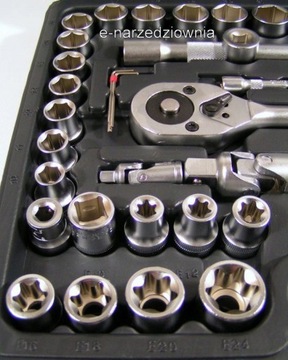 ZESTAW 108el KLUCZE NASADOWE +GRATIS 6-22mm + YATO