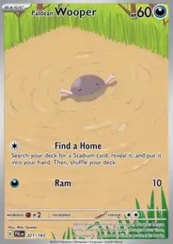 Oryginalna Karta Pokemon Paldea Evolved - Paldean Wooper PAL 221