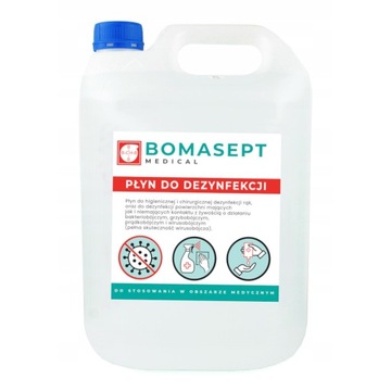 PŁYN do DEZYNFEKCJI RĄK zapach POZIOMKA 5L 80%
