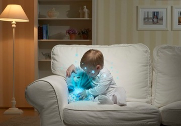 CHICCO MIŚ Z PROJEKTOREM LAMPKA PROJEKTOR DŹWIĘK