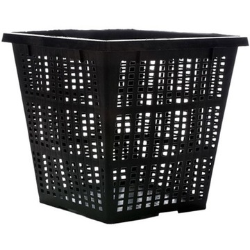 Горшок для водных водных растений в пруду квадратного квадрата 23x23x13