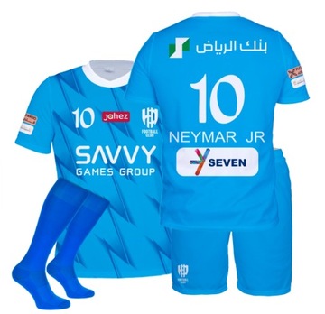 Strój Piłkarski NEYMAR JR AL HILAL -- Komplet Piłkarski + getry r. 122 cm