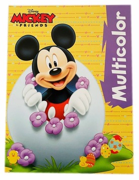 KOLOROWANKA KSIĄŻECZKA DISNEY WIELKANOC MICKEY wz3