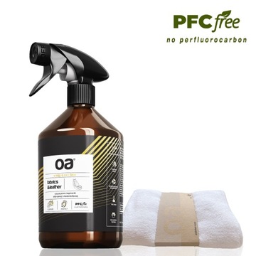 SET do czyszczenia zabezpieczenia TAPICERKI SKÓRZANEJ 500 ml+ Microfibra OA