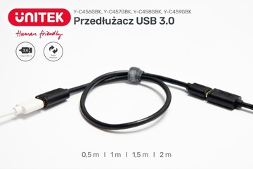 Кабель-удлинитель Unitek USB 3.0 AM-AF 2M