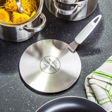 КРЫШКА ПЕРЕХОДНИКА TESCOMA ДЛЯ ИНДУКЦИОННОЙ ПЛИТЫ ИНДУКЦИОННАЯ СТАЛЬНАЯ ШАЙБА 21см