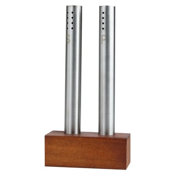 УЗКАЯ СОЛЬ И ПЕРЦЕРКА ПРИПРАВА 2 ШТ. ПОДСТАВКА