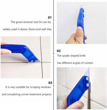 Набор инструментов для удаления затирки, 22 шт.