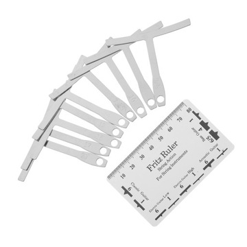 FEELER GAUGE GITARA PROMIeń WYCIĘTY ZESTAW DO