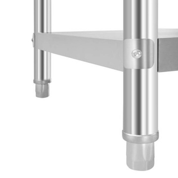 ГАСТРОНОМИЧЕСКИЙ РАБОЧИЙ СТОЛ ИЗ НЕРЖАВЕЮЩЕЙ СТАЛИ С ПОВОРОТКОЙ 120Х60СМ