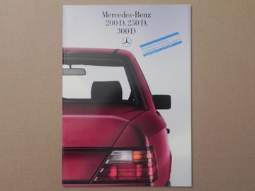 Prospekt - MERCEDES W124 SEDAN - 1985 r