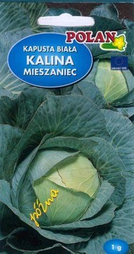 Kapusta głowiasta biała KALINA F1 1+0,5g