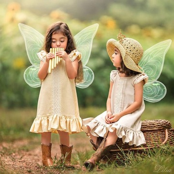 Крылья феи, бабочка, косплей эльфа, маскировка + палочка