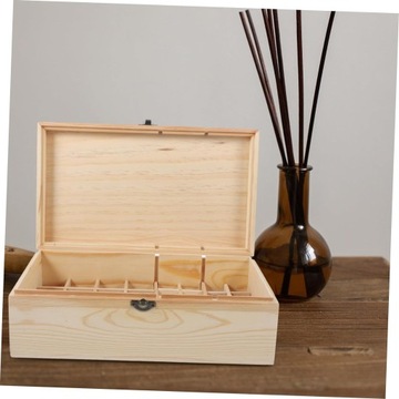 Ящик для эфирных масел, футляр для хранения эфирных масел, дерево.