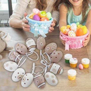 12x пасхальное яйцо, украшение, свет, поделки своими руками, красочные яйца, стиль А