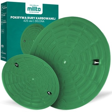 3x КРЫШКА ГОФРИРОВАННОЙ ТРУБЫ ВАЛ 425 ММ ЛЮК КРЫШКА ЛЮКА