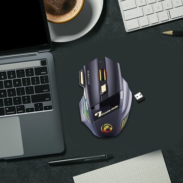 Беспроводная игровая мышь Plug and Play, двухрежимная оптическая мышь с Re