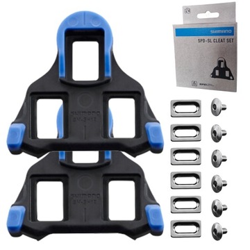 BLOKI DO PEDAŁÓW SZOSOWYCH SHIMANO SM-SH12 NIEB.