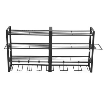 Настенный органайзер для электроинструмента, 4-слойный шкаф для хранения в гараже для дрели