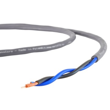 MELODIKA MDSC1515G GUNMETAL KABLE GŁOŚNIKOWE KONFEKCJA OFC 4N 1,5m PARA