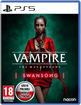 VAMPIRE The Masquerade Swansong - PL - NOWA - Płyta PS5 Blu-Ray