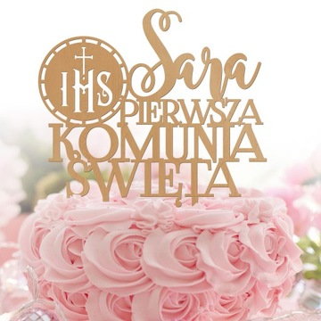 Topper Souvenir of первого цвета святого причастия