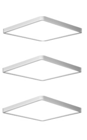 Zestaw 3x PANEL PLAFON LED 24W NATYNKOWY BIAŁY