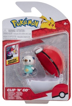 POKEMON CLIP N GO OSHAWOTT FIGURKA POKEBALL