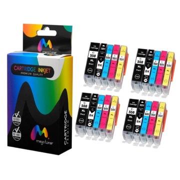 20x TUSZE XXL DO CANON Pixma IP7250 MG5650 MG5550