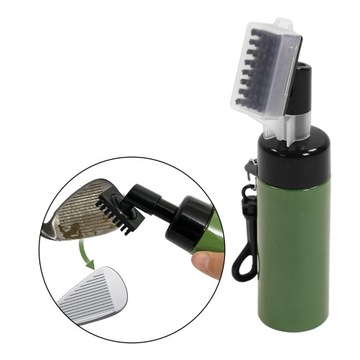 Щетка для гольф-клуба, очиститель канавок, щетка для бутылки с водой, зеленая зеленая кисть для распыления воды