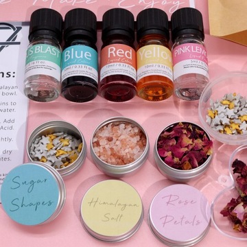 Набор для изготовления бомбочки для ванны — роза и жевательная резинка