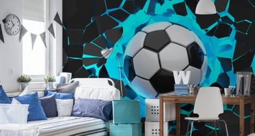 3D спортивные обои, футбол в стене 240x360
