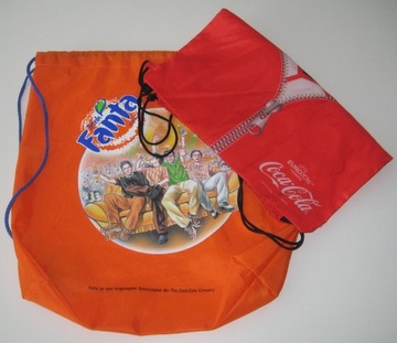 COCA-COLA - FANTA - 2 PROMOCYJNE WORKI NA RAMIĘ