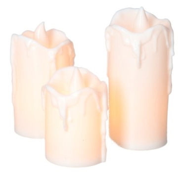 НАБОР СВЕЧЕЙ СВЕТОДИОДНЫХ 3 ШТ. ВСТАВКА ДЛЯ ЗЕРНОВ