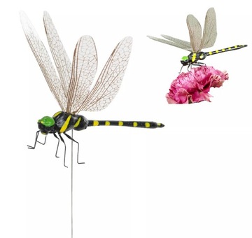 КУЛОН СТРЕКОЗА УКРАШЕНИЕ ДЛЯ ЦВЕТОВ, украшения вазонов, украшение насекомыми