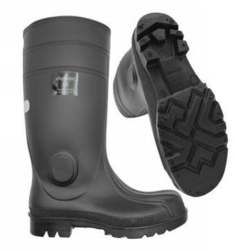 KALOSZE OCHRONNE PVC MOCNE PODNOSEK MAXX-S4 SRC/43