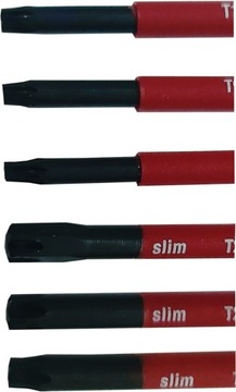 НАБОР ЭЛЕКТРИЧЕСКИХ БИТ TORX SLIMBIT, 6 ЧАСТЕЙ ВДЕ ВИХА