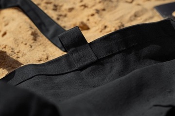 Сумка-шоппер из хлопка 38х42см 280г ЭКО черный