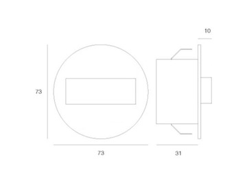 Czujnik ruchu SKOFF RUEDA INOX 230V PIR
