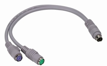 ADAPTER Y ROZDZIELACZ gniazda PS/2 klawiatura/mysz